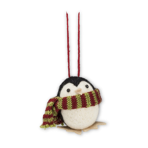 Penguin Scarf Ornament