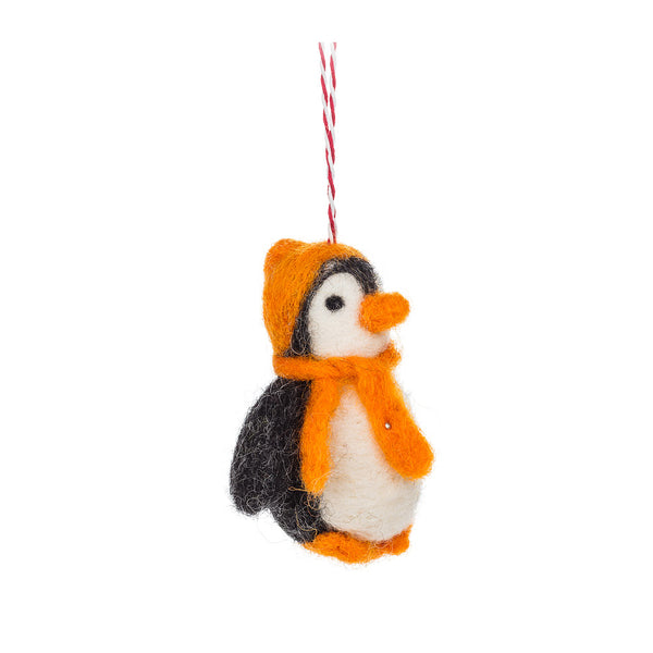 Penguin with hat Ornament