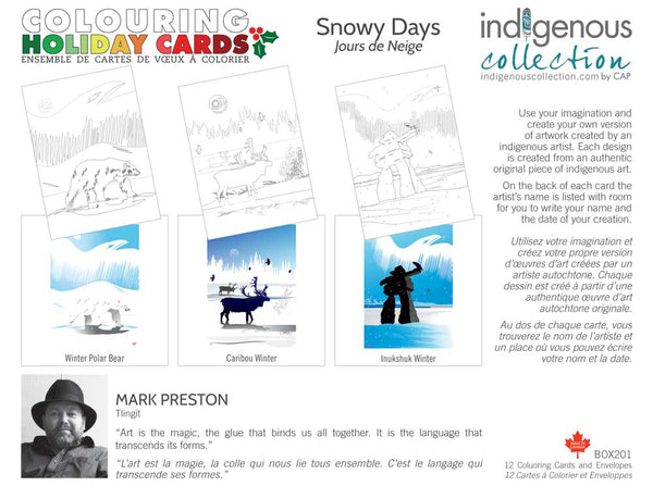 Holiday Colouring Cards