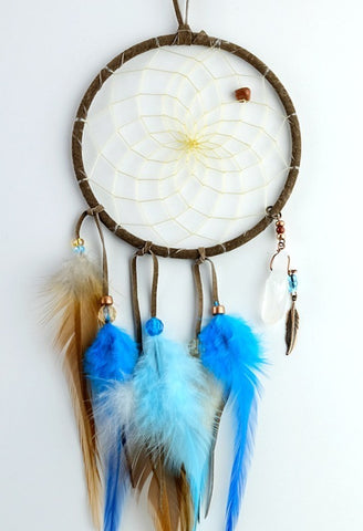 Magical dreamcatcher with stone - 4 inch