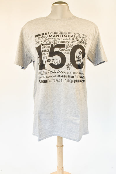 Manitoba 150 Word T-Shirt/Mots