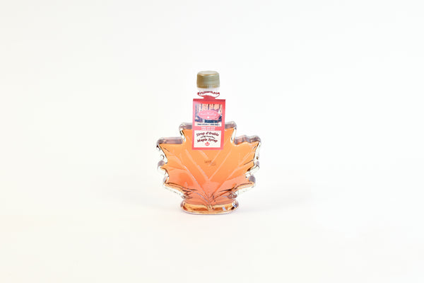 Maple leaf bottle syrup