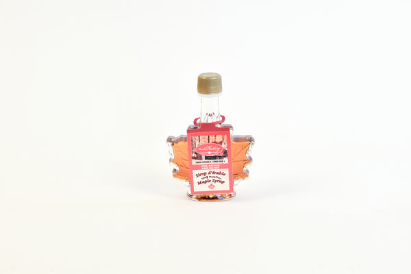 Maple leaf bottle syrup