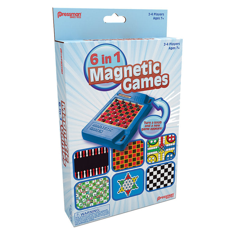 6-in-1 Magnetic Games